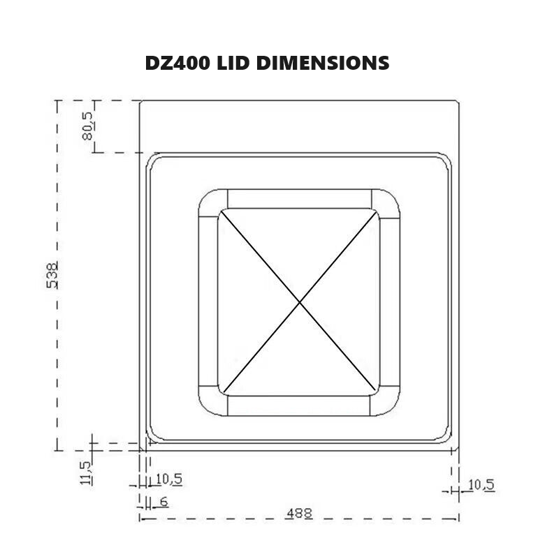 DZ400 Lid Only