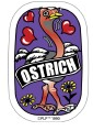 Label - Ostrich