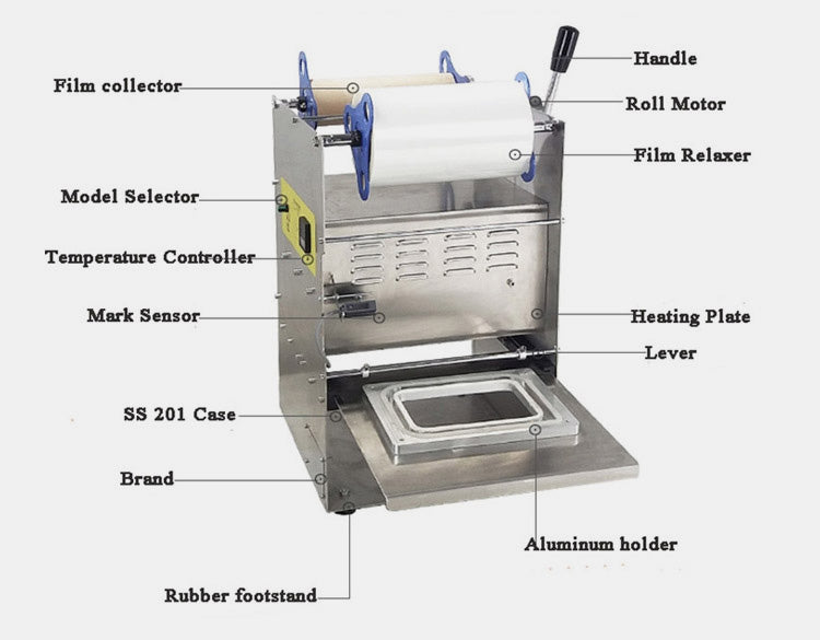 manual food tray sealer